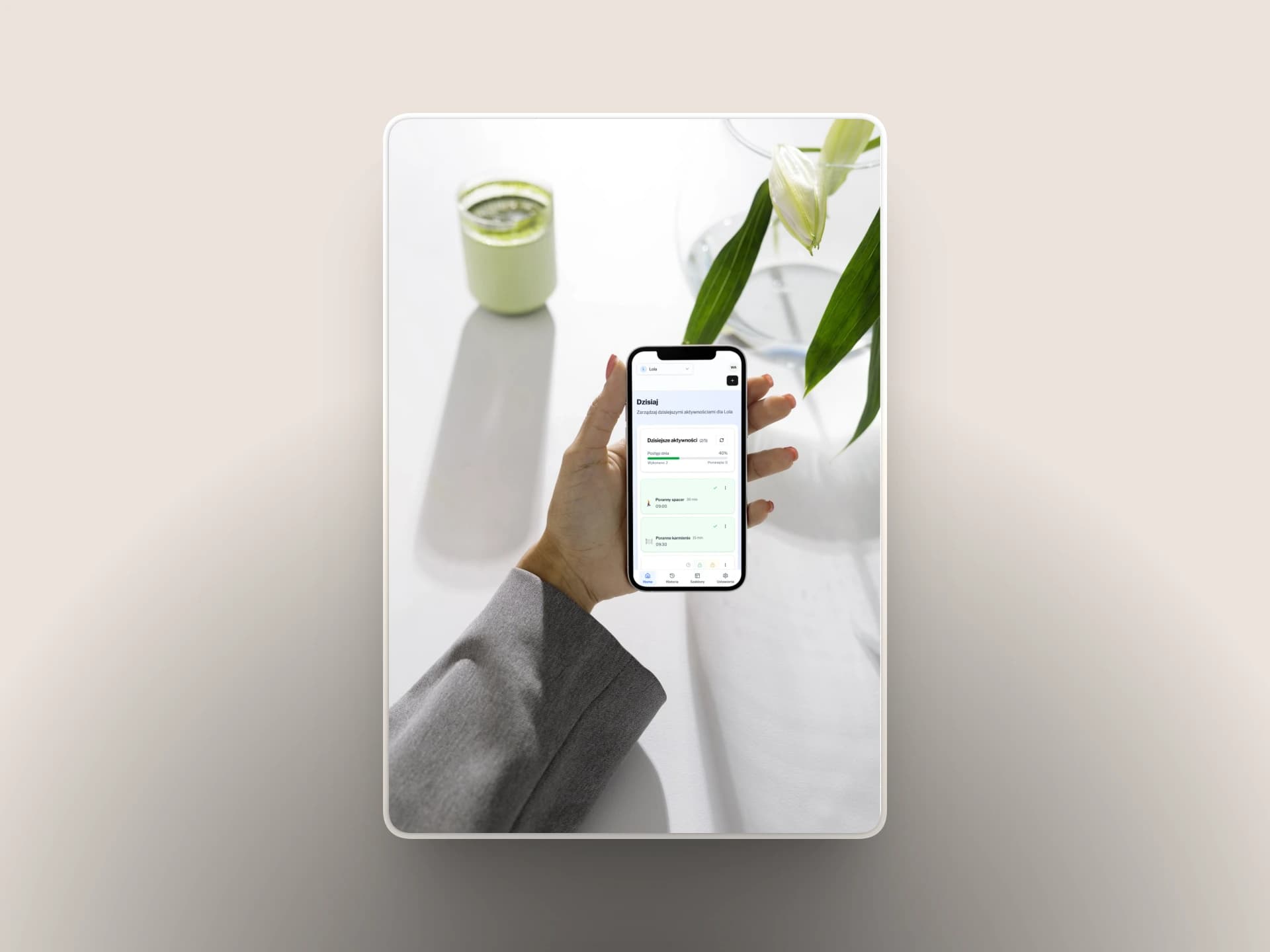 Dog Routine Assistant - mobile view